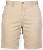 Front Row Lds Stretch Chino Shorts