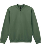 Gildan Softstyle M/weight Fleece 1/4 zip Swt