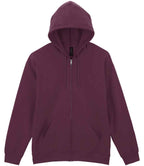 Gildan Softstyle Midweight FZ Hood. Swt