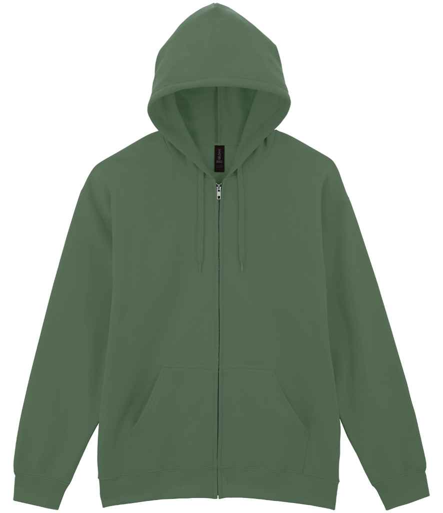 Gildan Softstyle Midweight FZ Hood. Swt