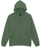 Gildan Softstyle Midweight FZ Hood. Swt