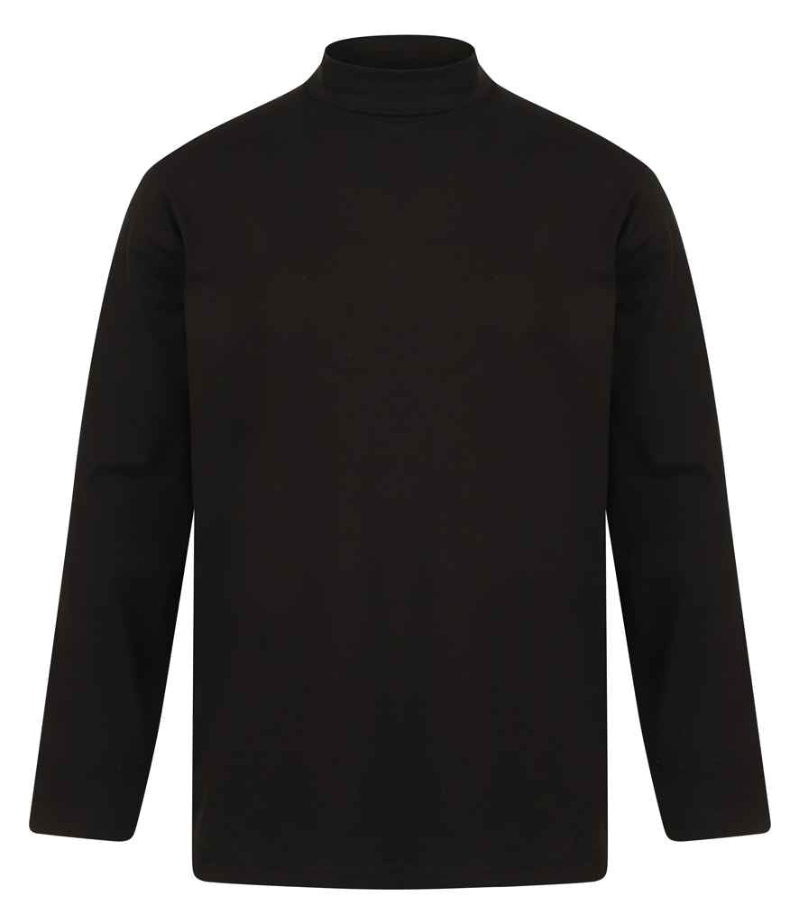 Henbury L/S Roll Neck Top
