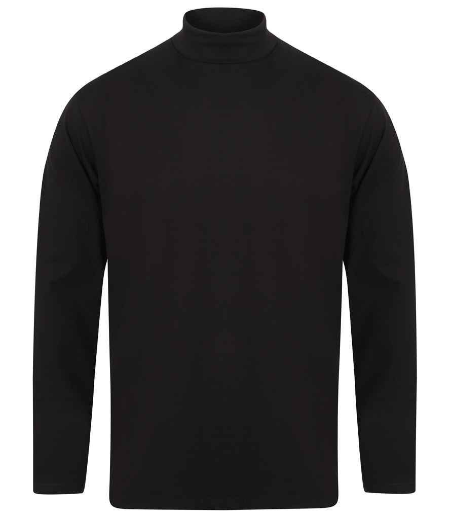 Henbury L/S Roll Neck Top