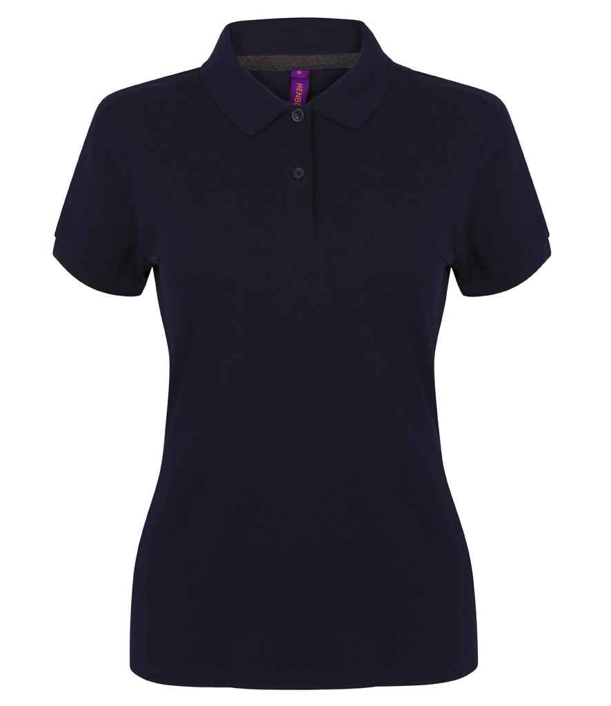 Henbury Lds Micro-Fine Pique Polo