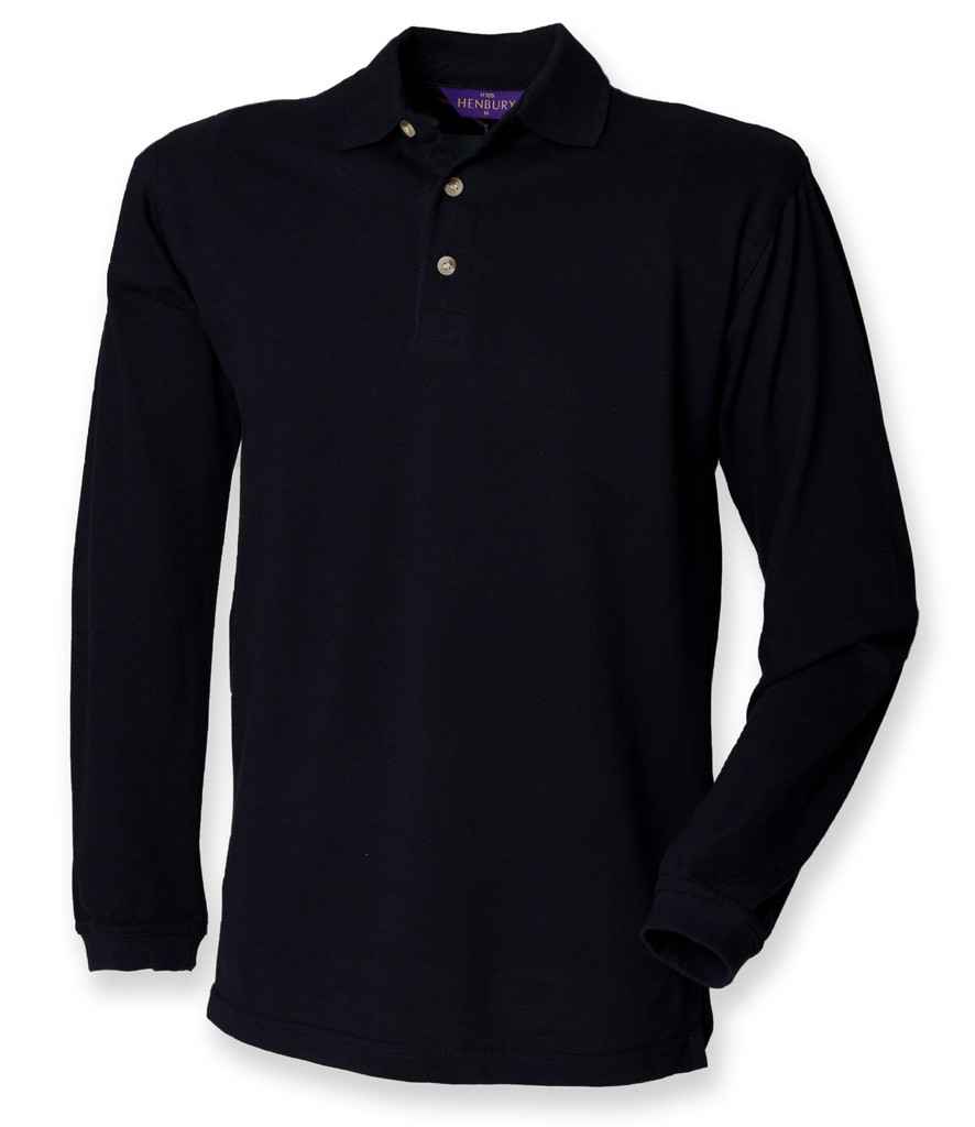 Henbury Classic L/S Polo