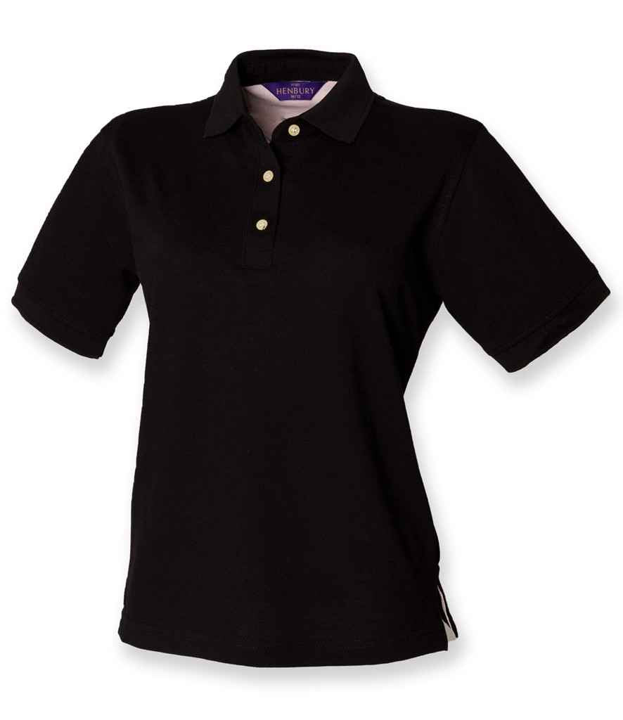 Henbury Ladies Pique Polo