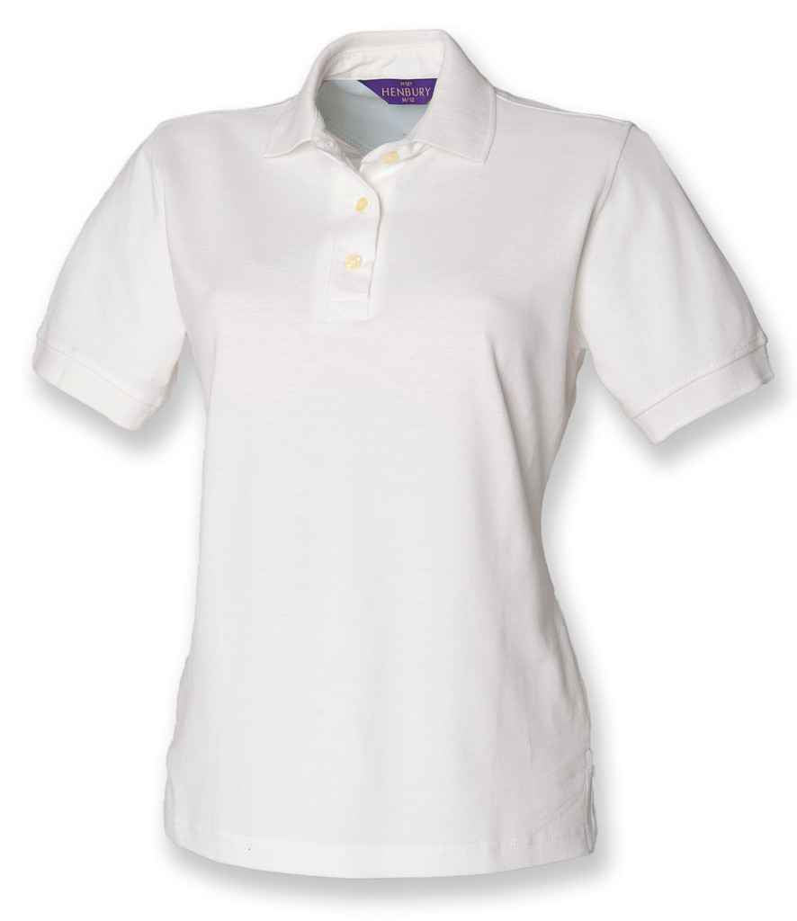 Henbury Ladies Pique Polo