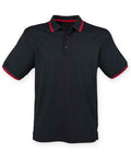 Henbury Tipped Coolplus Polo