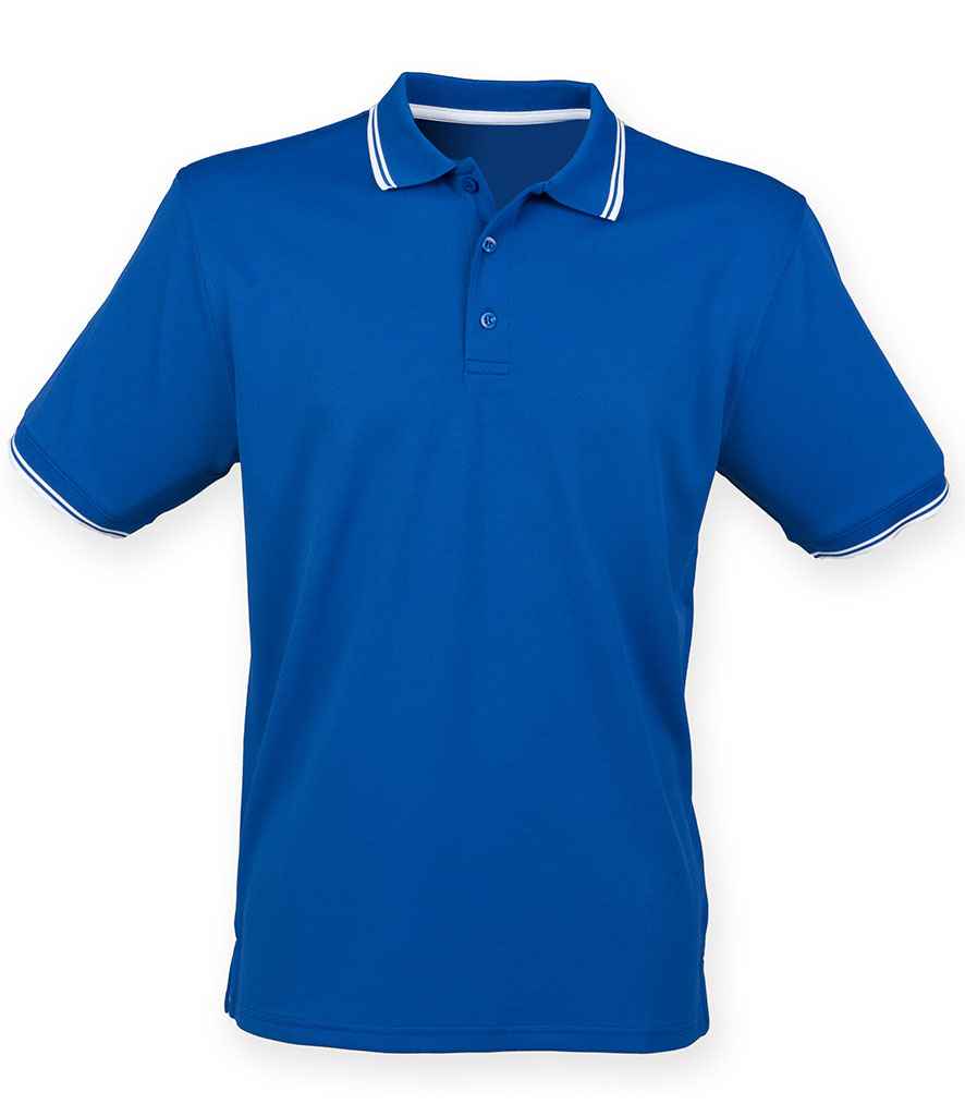 Henbury Tipped Coolplus Polo