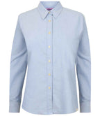 Henbury Lds L/S Classic Oxford Shirt