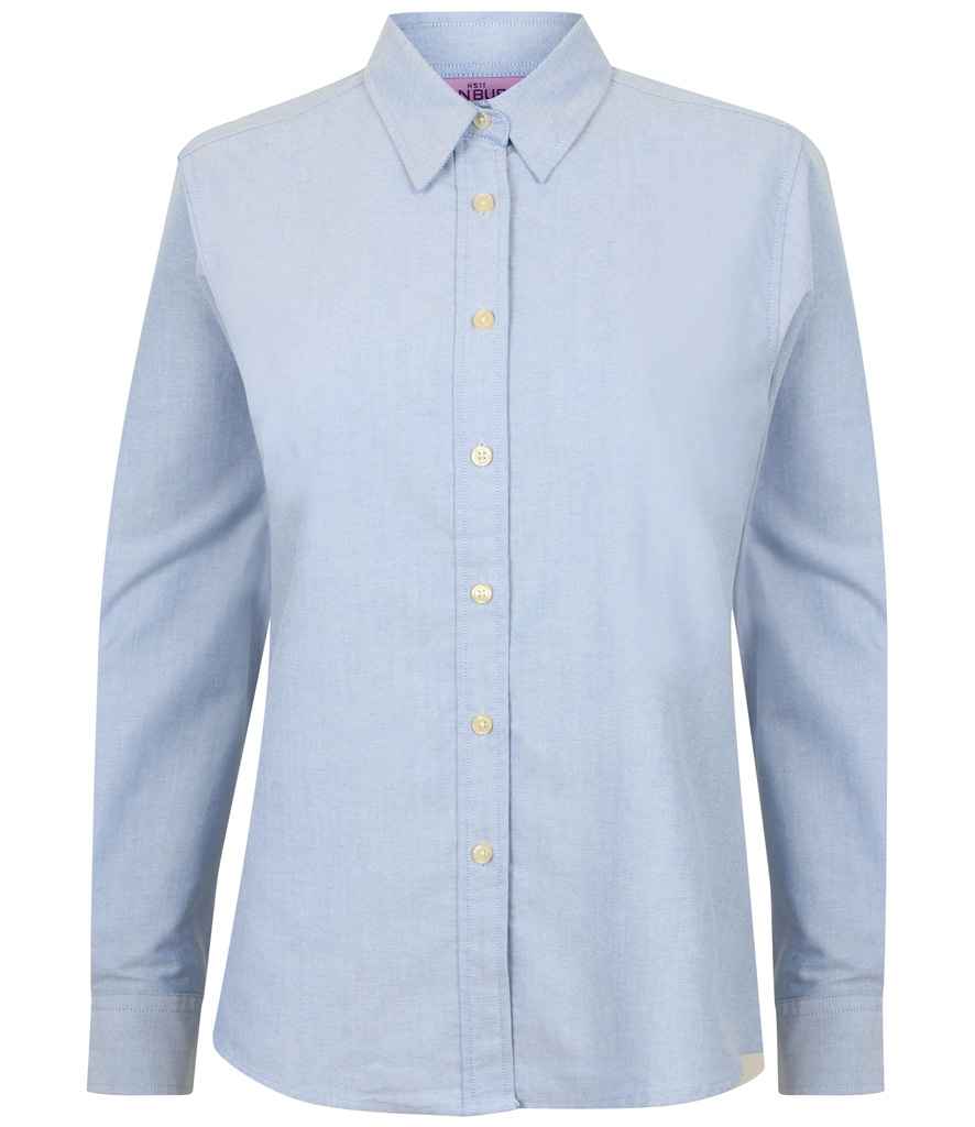 Henbury Lds L/S Classic Oxford Shirt