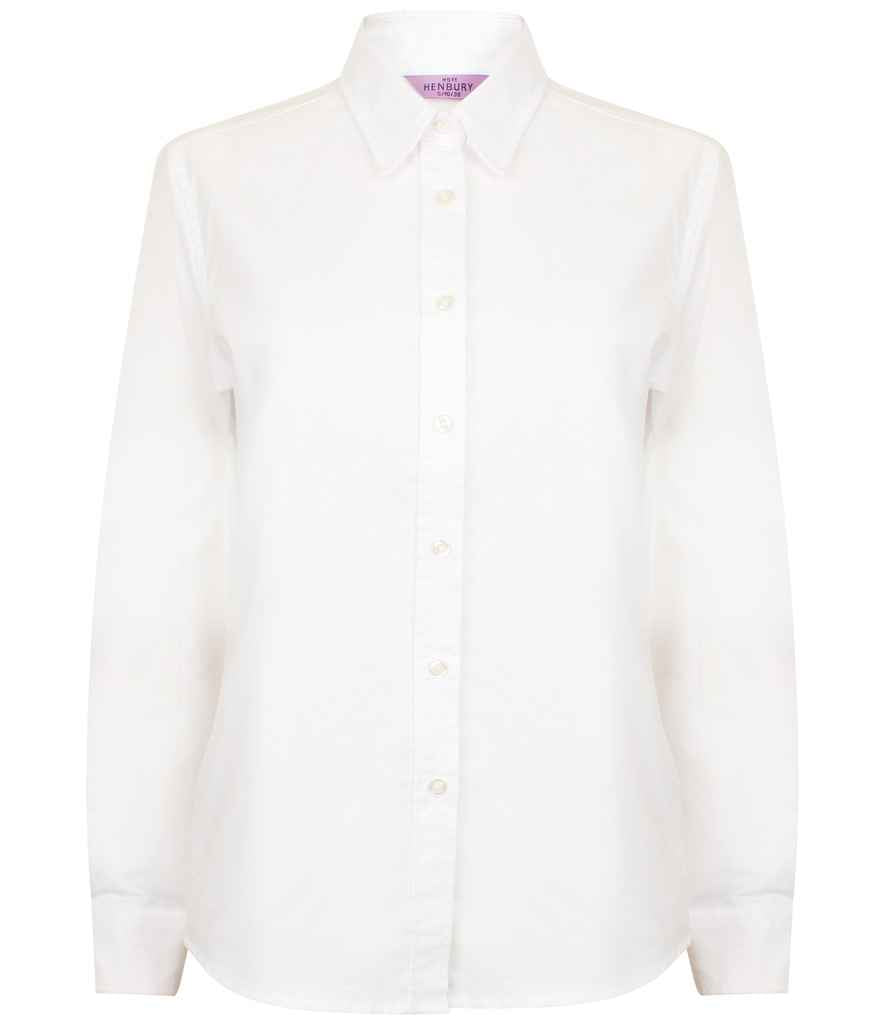 Henbury Lds L/S Classic Oxford Shirt