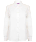Henbury Lds L/S Classic Oxford Shirt