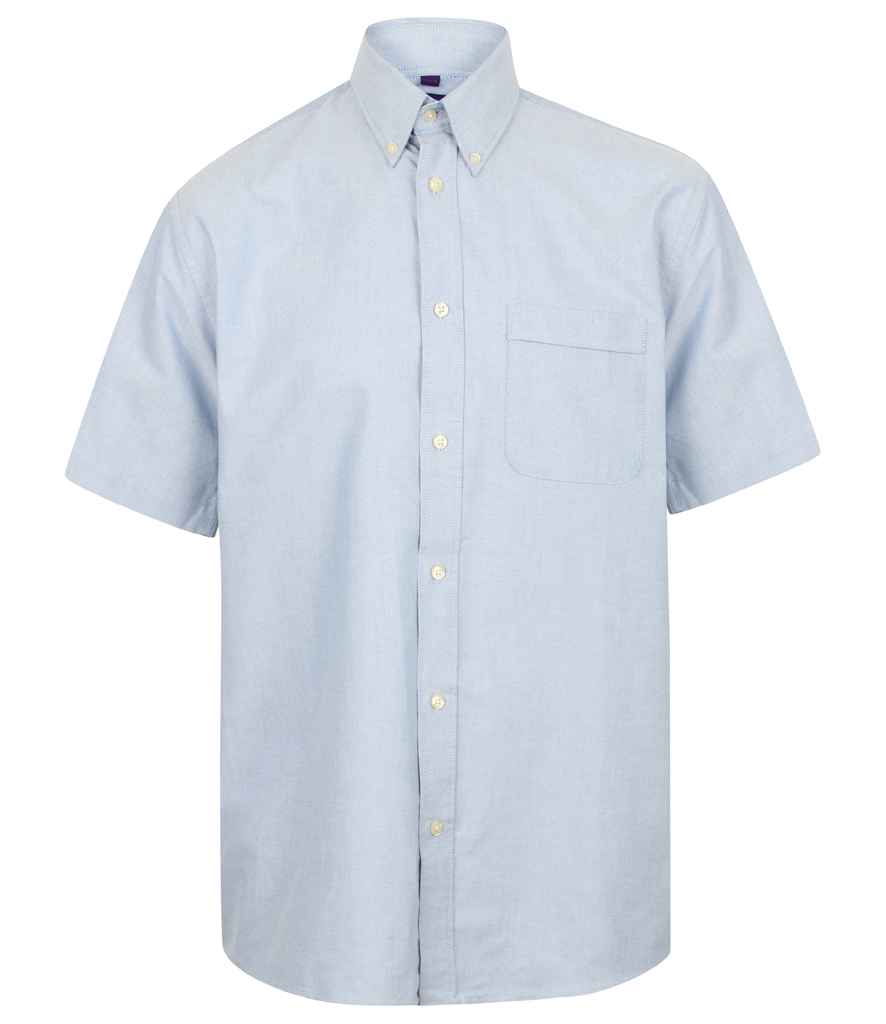 Henbury S/S Classic Oxford Shirt
