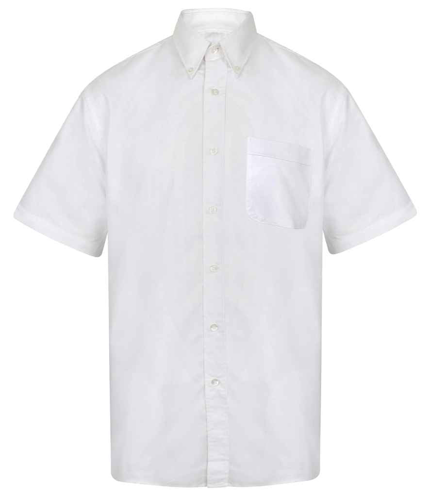 Henbury S/S Classic Oxford Shirt