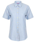 Henbury Lds S/S Oxford Shirt