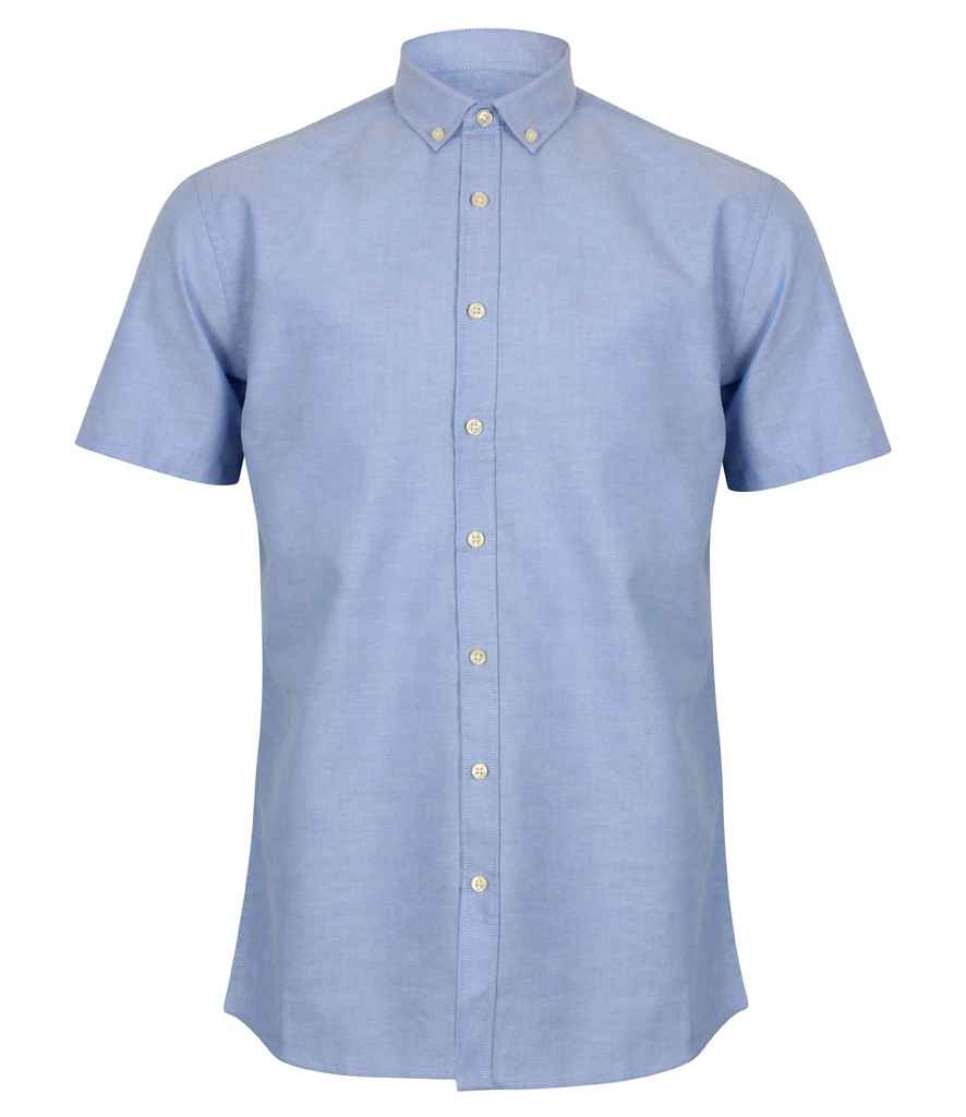 Henbury Modern S/S Oxford Shirt