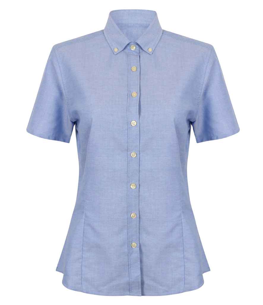 Henbury  Lds Modern S/S Oxf. Shirt
