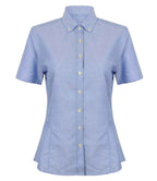 Henbury  Lds Modern S/S Oxf. Shirt