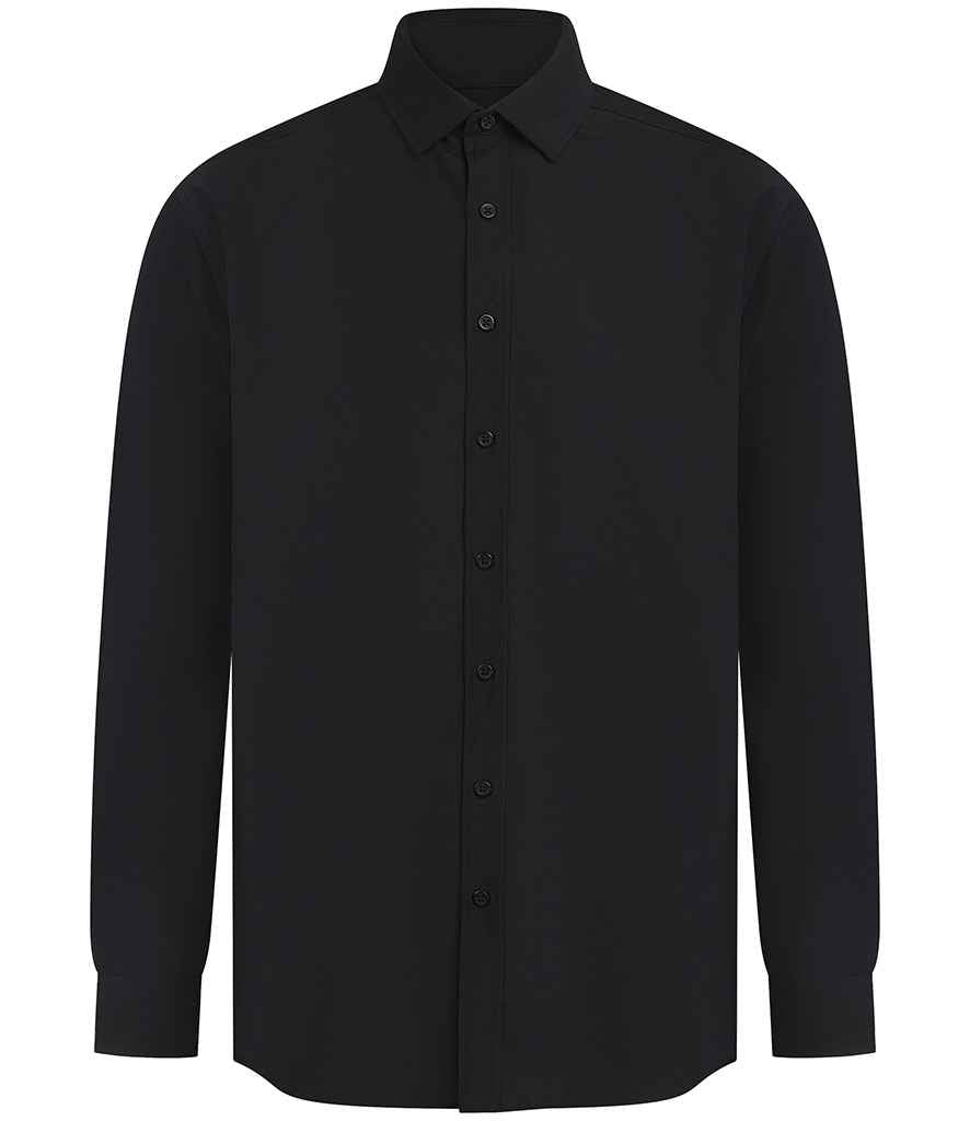 Henbury L/S Cotton Feel Coolplus Shirt