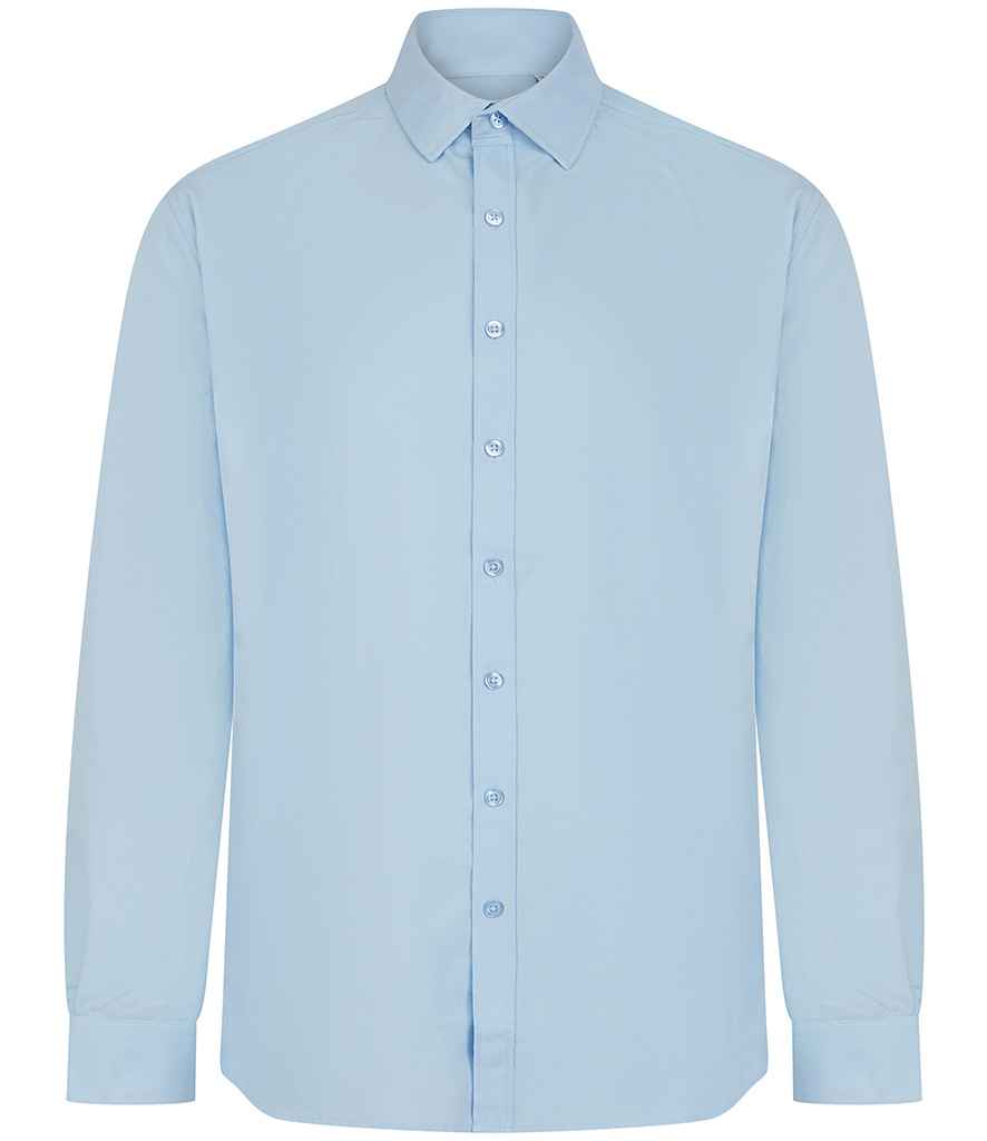 Henbury L/S Cotton Feel Coolplus Shirt