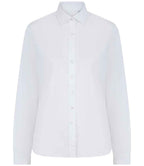 Henbury Lds L/S Cotton Feel Coolplus Shirt