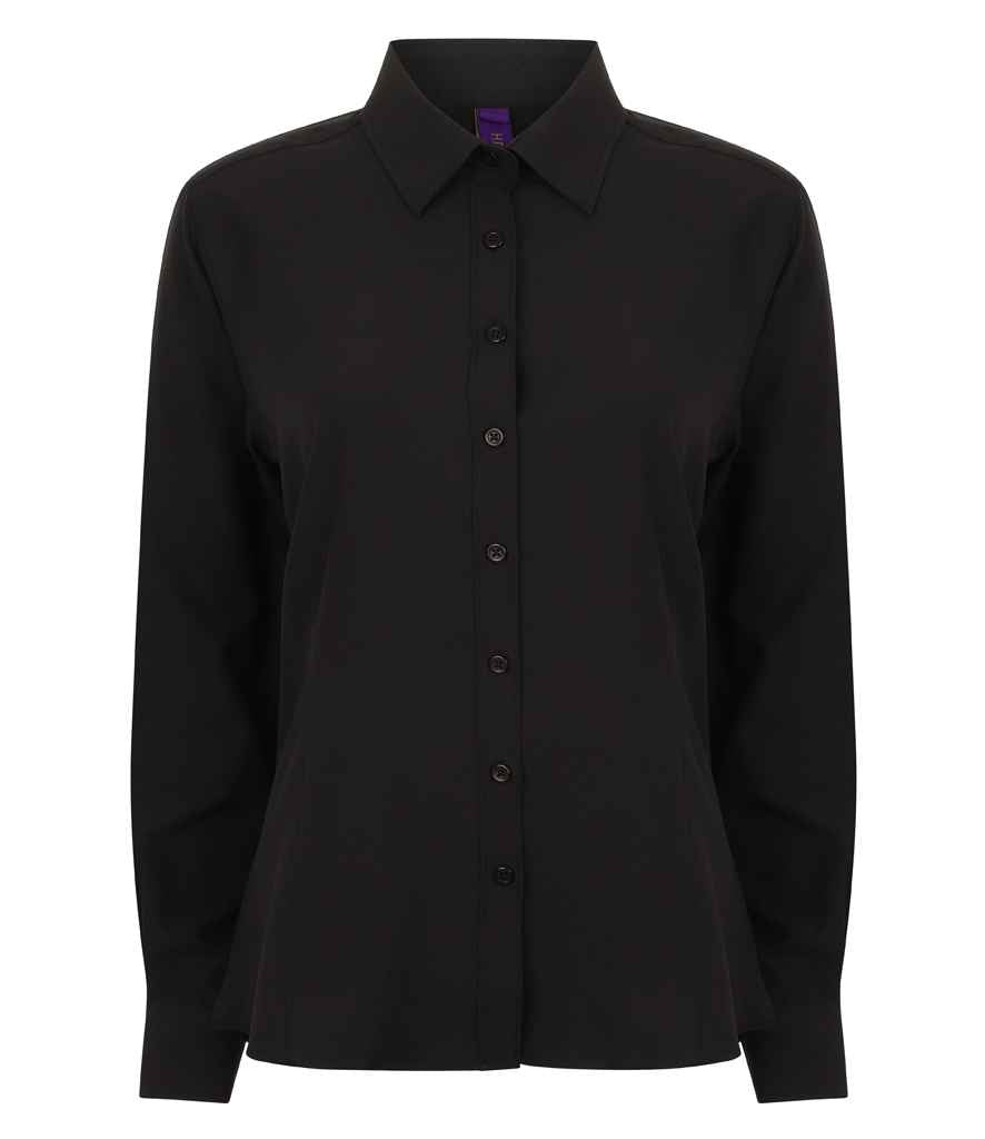 Henbury Ladies L/S Wicking Shirt