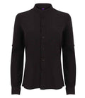 Henbury Lds Mand. Roll Slve Shirt