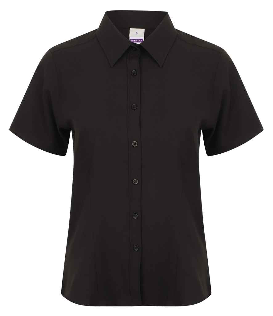 Henbury Ladies S/S Wicking Shirt