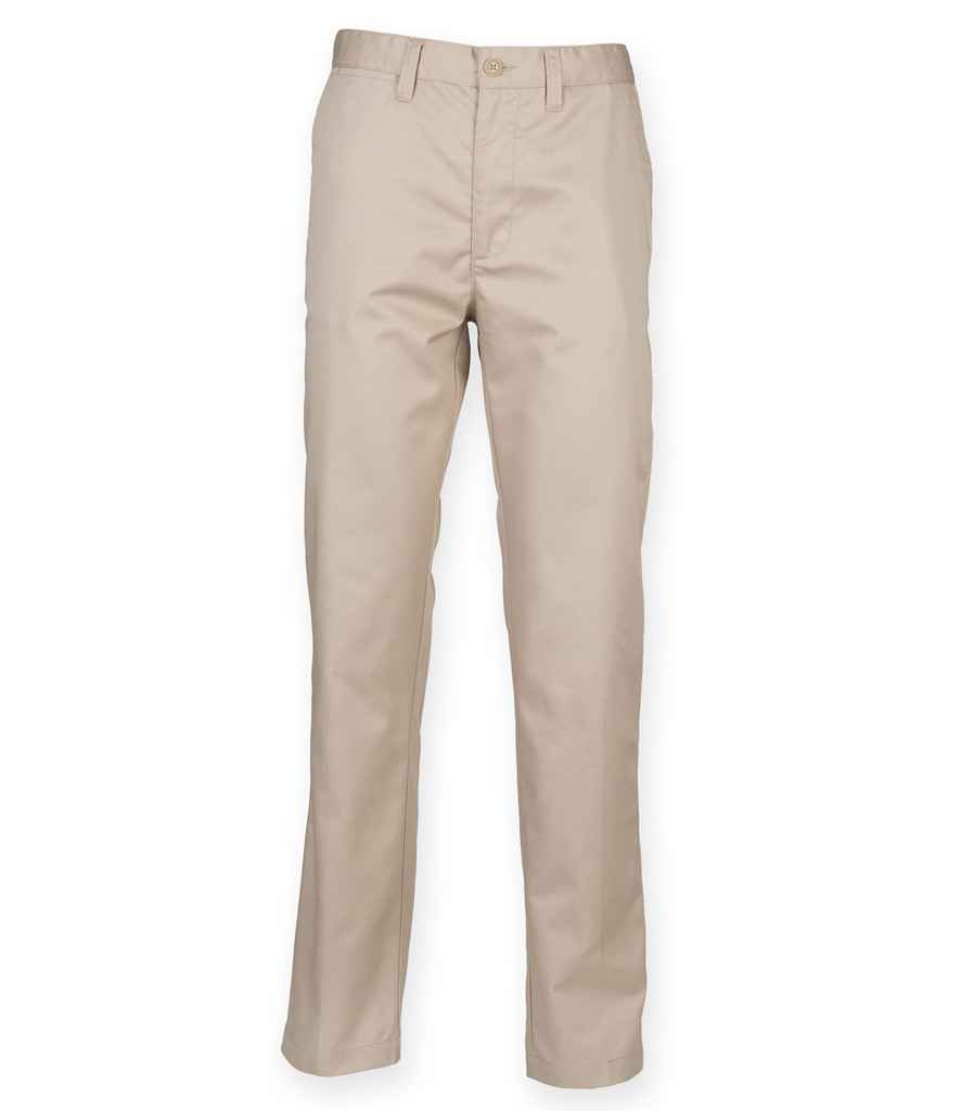 Henbury 65/35 Flat Fronted Chinos