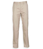Henbury Lds 65/35 Flat Fronted Chinos