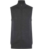 Henbury Sleeveless Zip Through Jumper