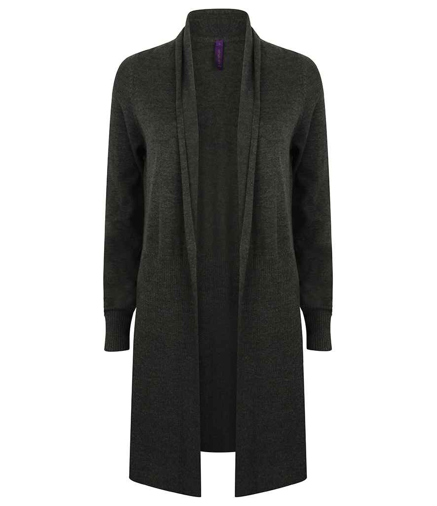 Henbury Lds Longline Cardigan