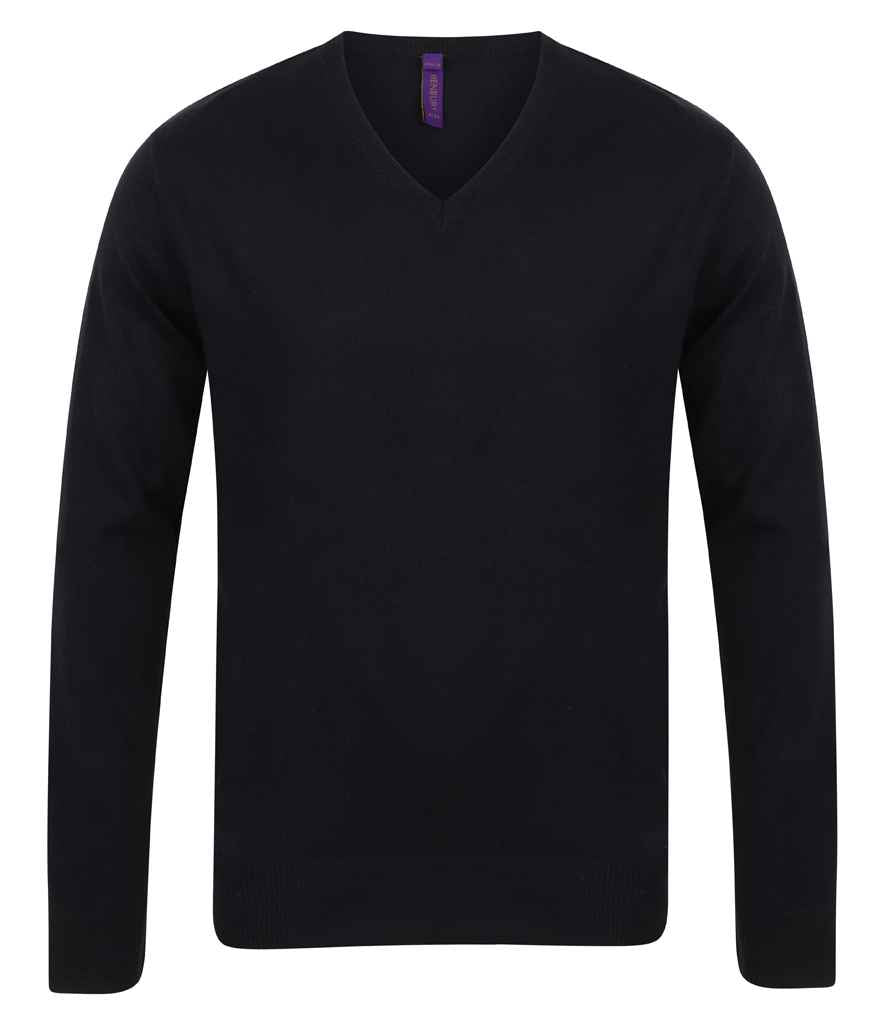 Henbury 12g V Neck Sweater