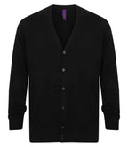 Henbury V Nk Button Cardigan