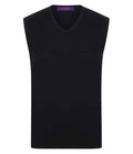 Henbury Sleeveless V Nk Sweater