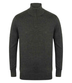 Henbury Zip Neck Sweater