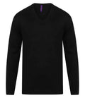 Henbury Cash. Touch  Acrylic V Nk Swtr