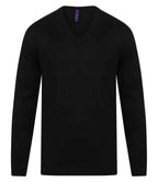 Henbury Cash. Touch  Acrylic V Nk Swtr