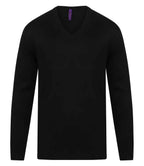 Henbury Cash. Touch  Acrylic V Nk Swtr