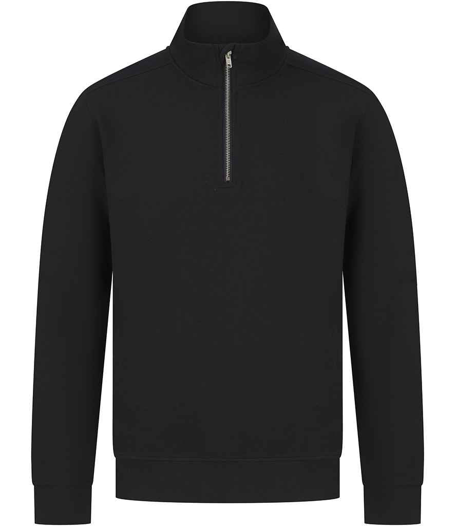 Henbury Unisex Sustainable 1/4 Zip Sweat