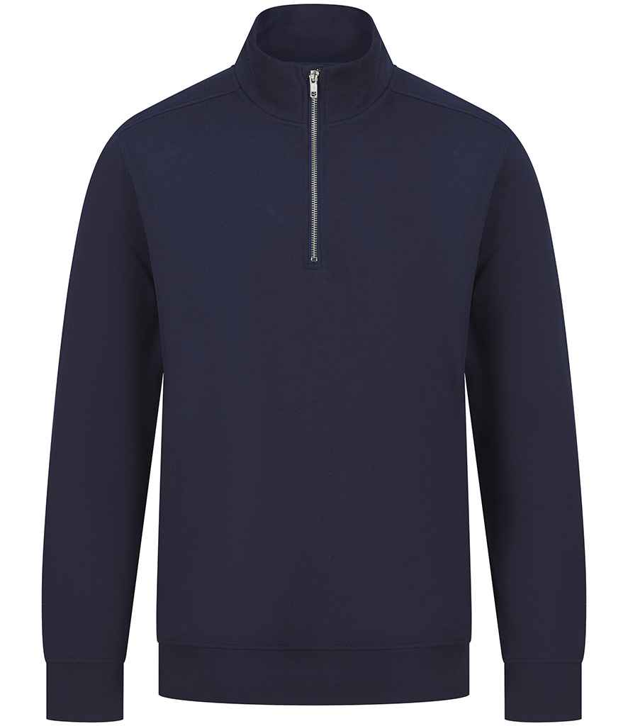 Henbury Unisex Sustainable 1/4 Zip Sweat