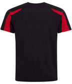 JC003 Jet Black/Fire Red Back