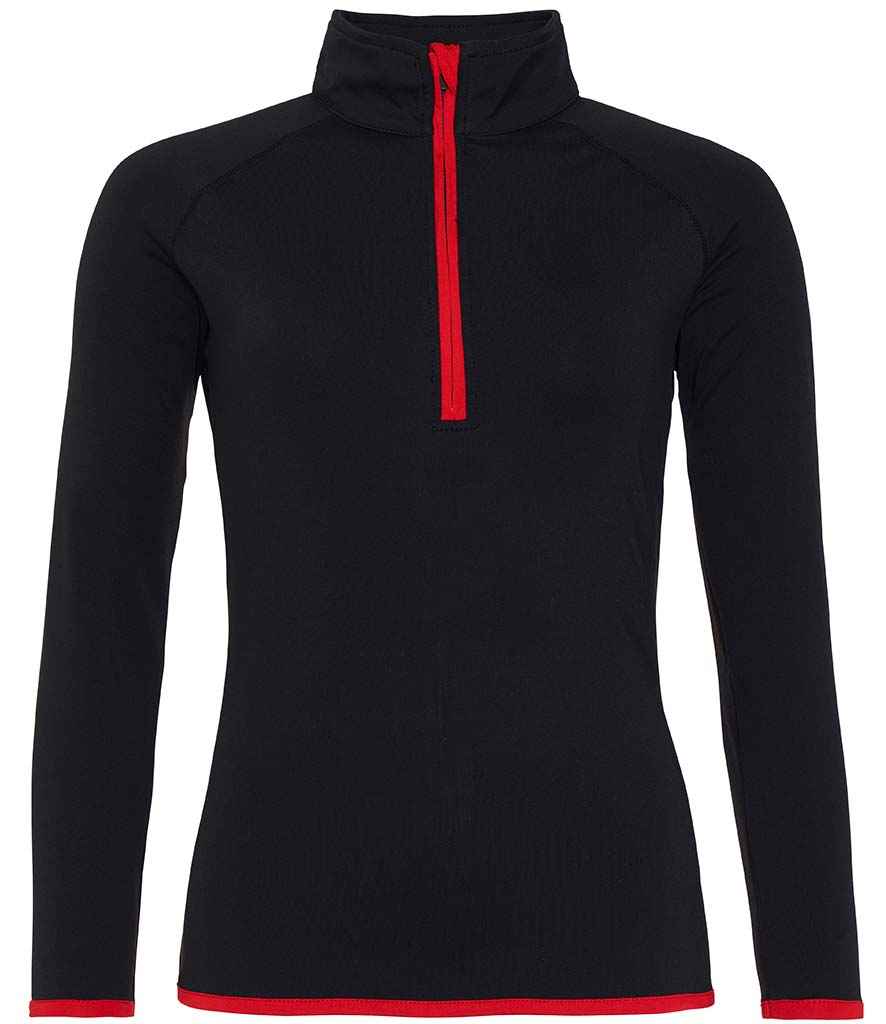 AWDis Womens Cool Half Zip Swt