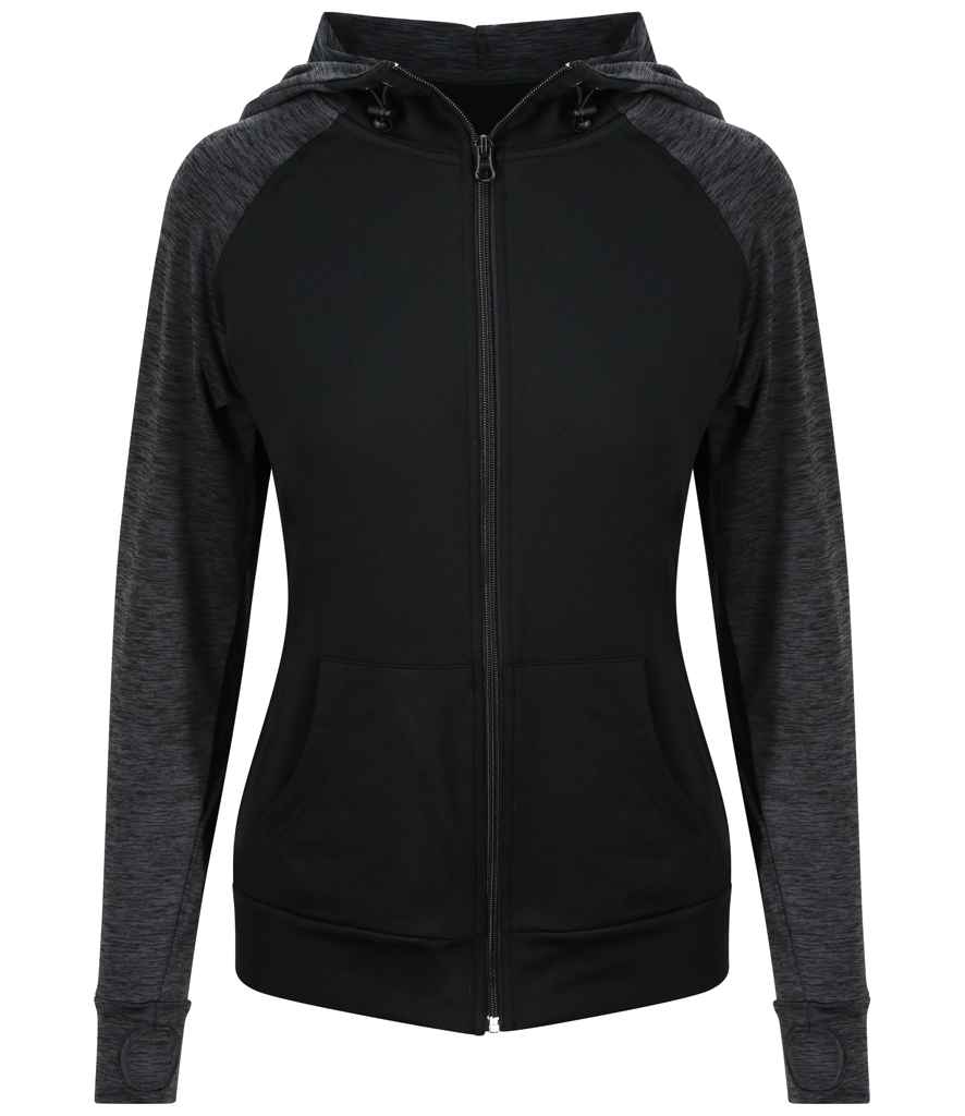AWDis Womens Cool Contrast Zoodie