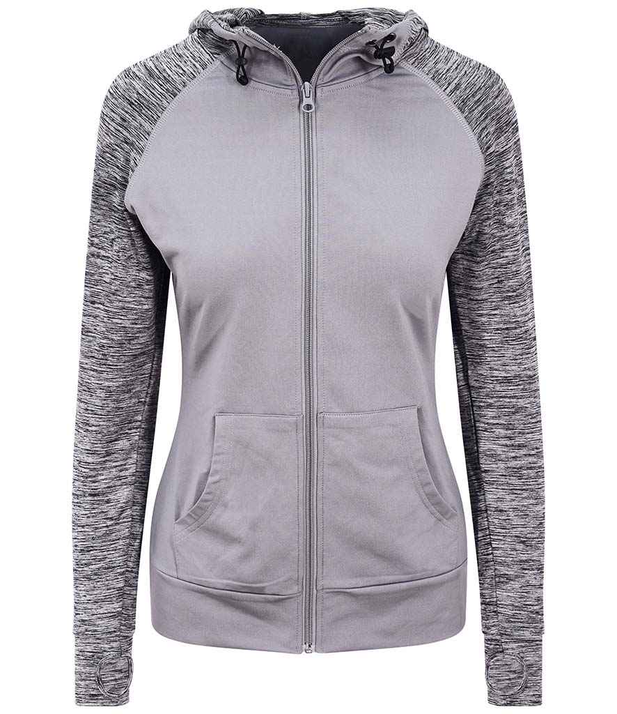 AWDis Womens Cool Contrast Zoodie