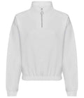 AWDis Womens Crop. 1/4 Zip Sweat