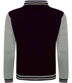JH043 Jet Black/Heather Grey Back