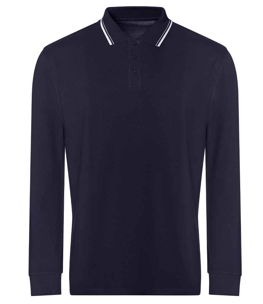 AWDis L/S Tipped 100 Polo