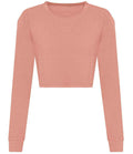 AWDis Womens L/S Cropped T